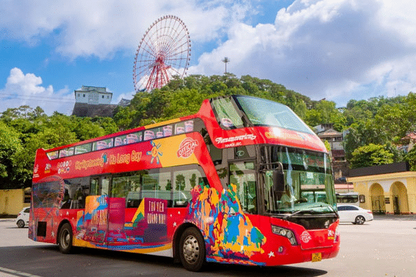 Halong city tour on bus